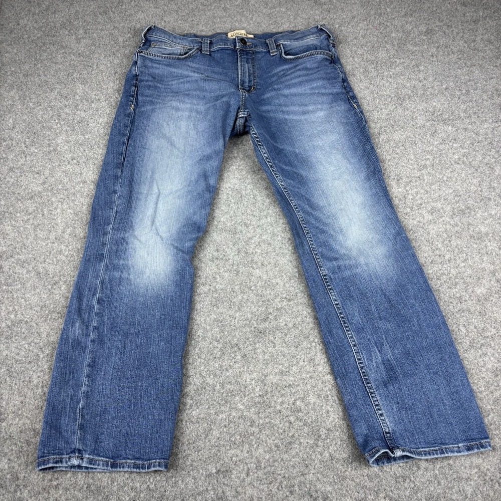 Silver Jeans Authentic Mens 36x30 (Fits 34x28) The Athletic Straight Blue Denim